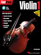 Fast Track Violin Method #1 Violin Book with Online Audio Access cover